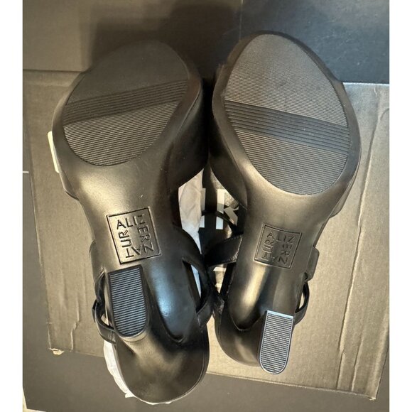 NEW Naturalizer Lala Black Leather Heels 5.5M - Picture 3 of 6